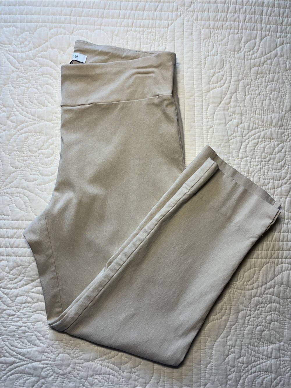 White House Black Market Tan Capris
